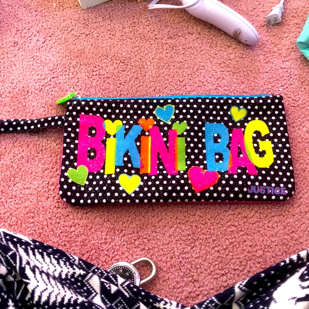 Justice bikini bag